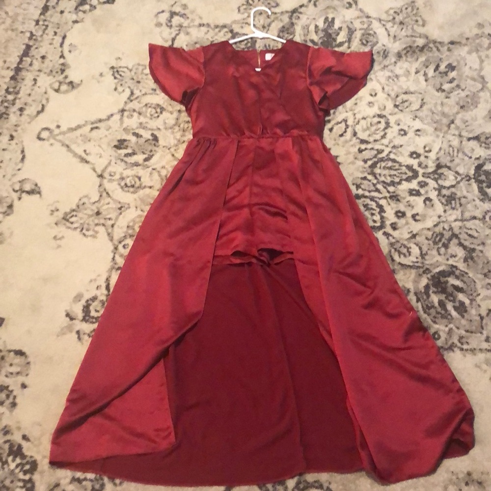 GB girls- romper w/overskirt